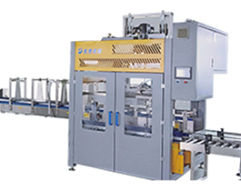 塑料桶自動裝箱機，機油防凍液20升大桶人工裝箱太累了！